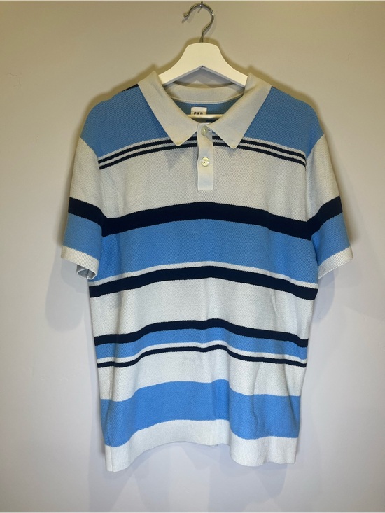 GAP Other - GAP Men’s Light Blue, Navy & White Striped Polo